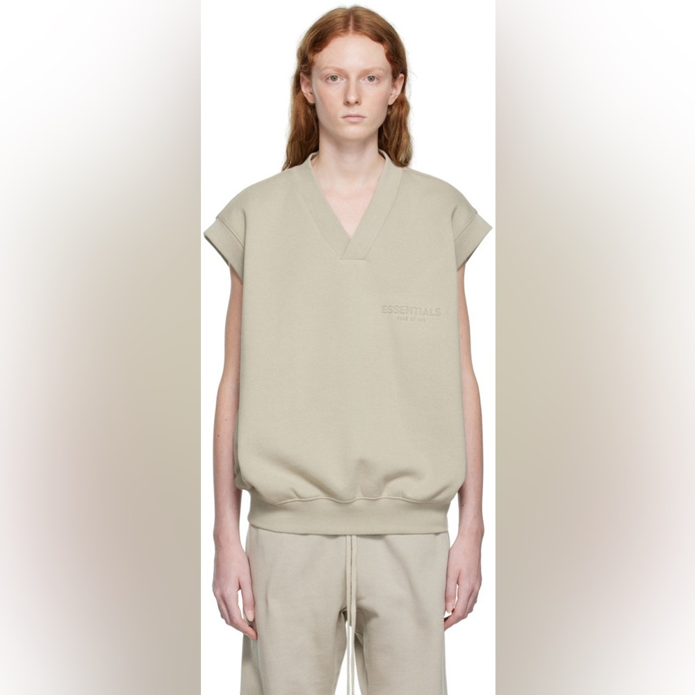 Fear of God Essentials Unisex Vest- Color Smoke (Size M)